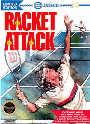 Cover Racket Attack for NES